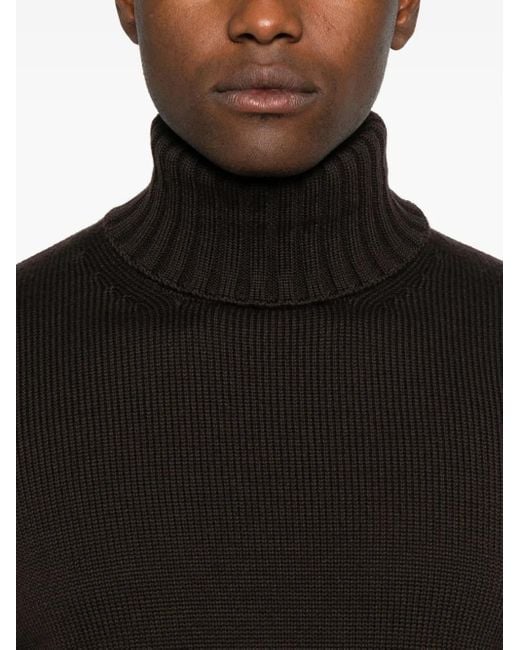 FILIPPO DE LAURENTIIS Pullover mit Rollkragen in Black für Herren