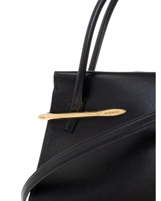 Givenchy Black Pinch Top-Handle Tote Bag