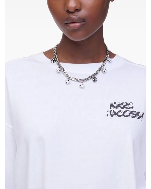 Marc Jacobs Metallic X Derrick Adams The Dice Charm Necklace