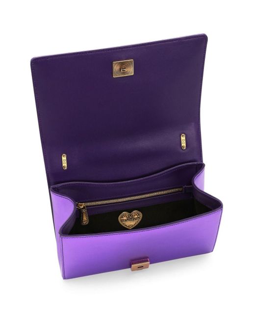 Dolce & Gabbana Purple Devotion Schultertasche