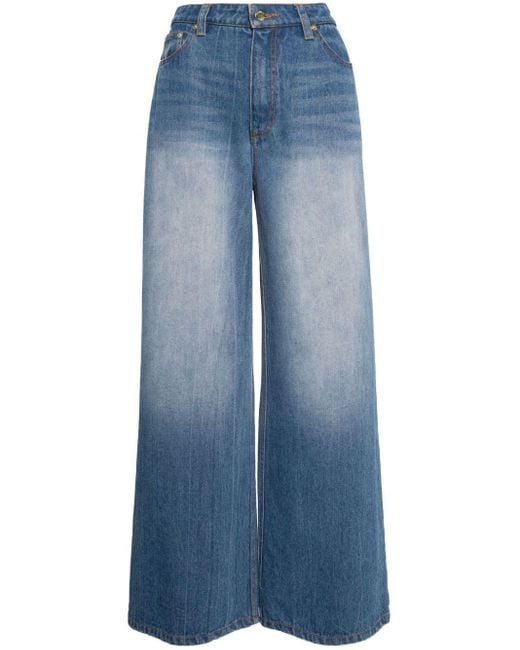 Cynthia Rowley Blue Jeans mit weitem Bein