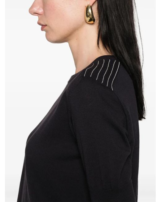 Peserico コットン Tシャツ Black