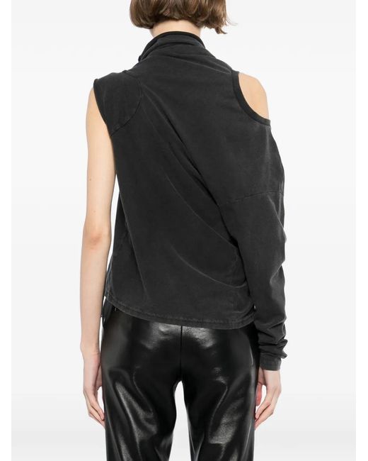 OTTOLINGER Black Shift-Sleeve Top