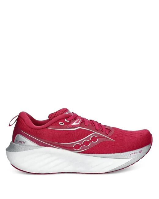 Saucony Pink Gepolsterte Laufschuhe