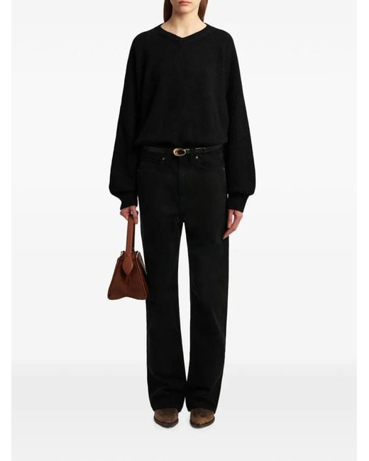 Khaite Black Wolfe Sweater