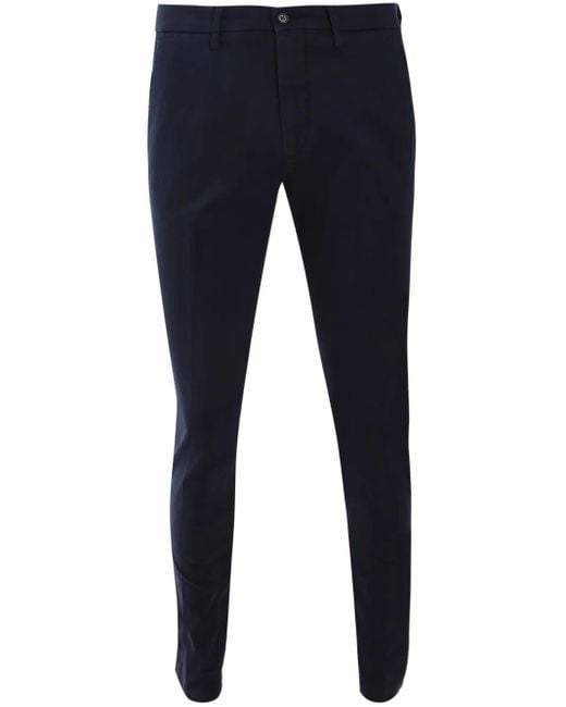 Corneliani Blue Slim-Cut Tailored Trousers for men