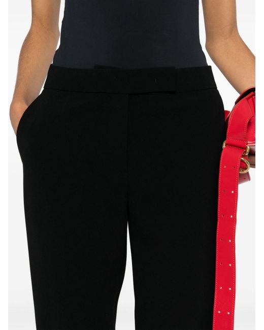 Max Mara Black Cady Tailored Trousers