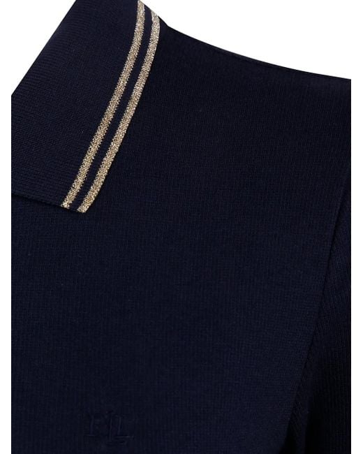 Ralph Lauren Blue Elbow Sleeve Day Dress