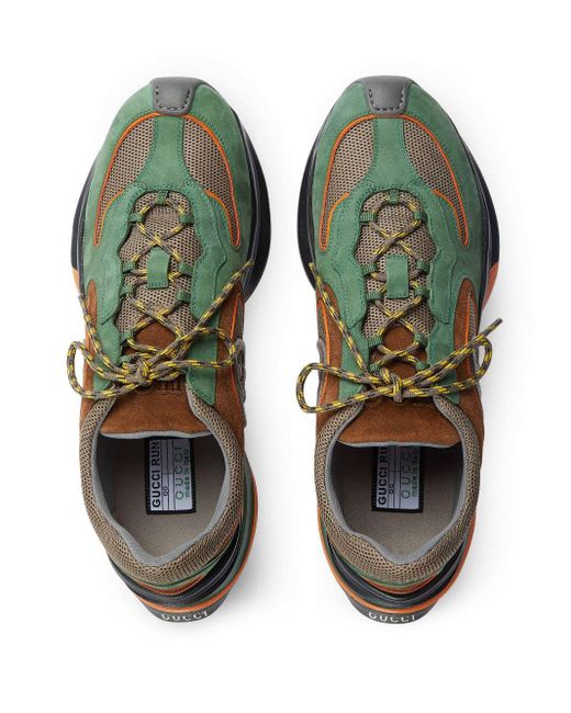 Gucci Run Sneakers mit breiter Sohle in Grün für Herren | Lyst AT