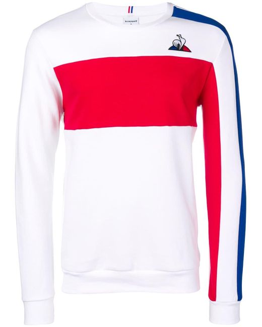 Le Coq Sportif White Sweatshirt for men