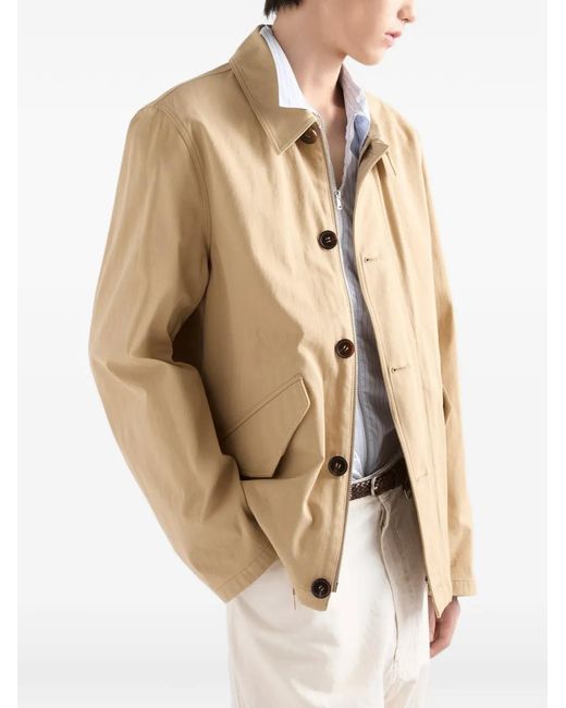Prada Natural Cotton Jacket for men