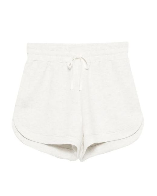 Varley White Ollie Shorts