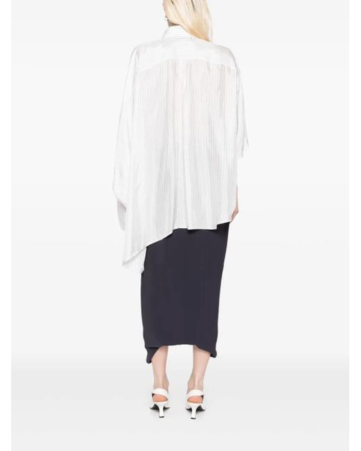 ALAINPAUL White Extended Shirt