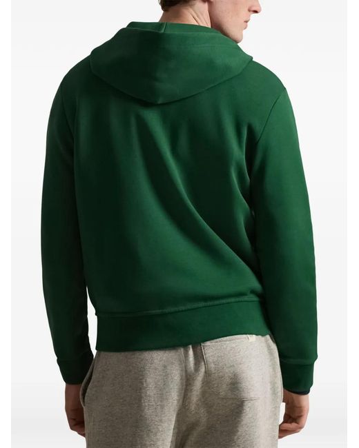 Polo Ralph Lauren Green Zip Hoodie for men