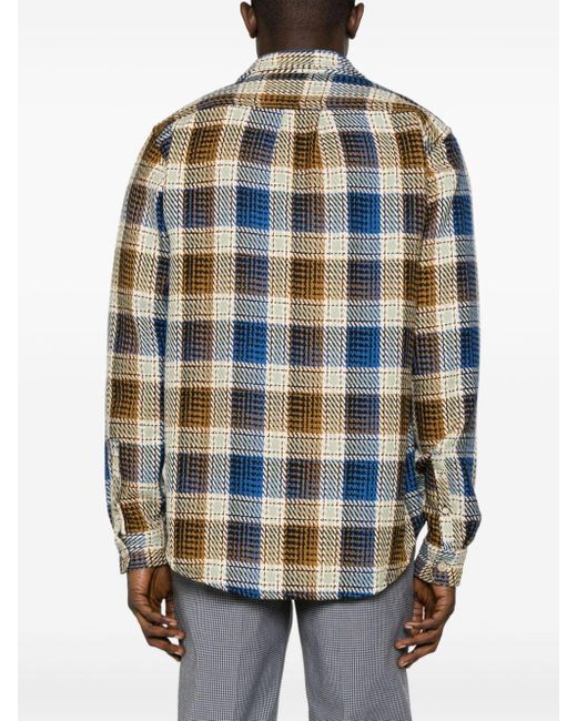 Chemise à carreaux en jacquard PS by Paul Smith pour homme en coloris Brown