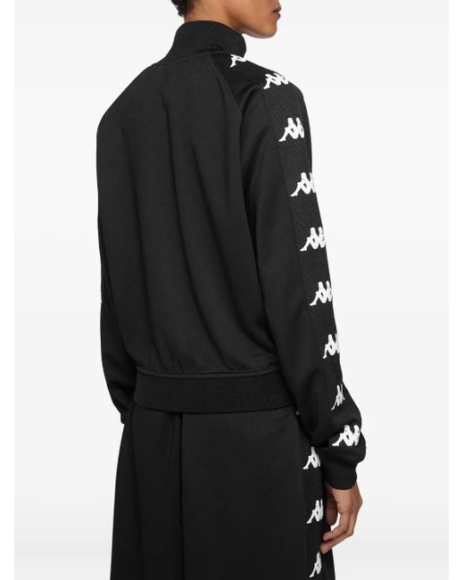Acne Studios X Kappa Zip-Up Jacket in Black | Lyst