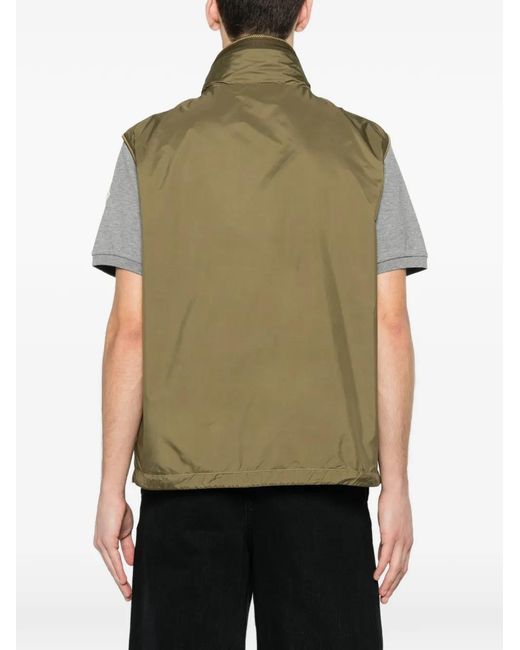 Moncler Green Ansiei Polyamide Vest for men