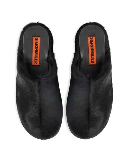 Simon Miller Black Bubble Platform Mules