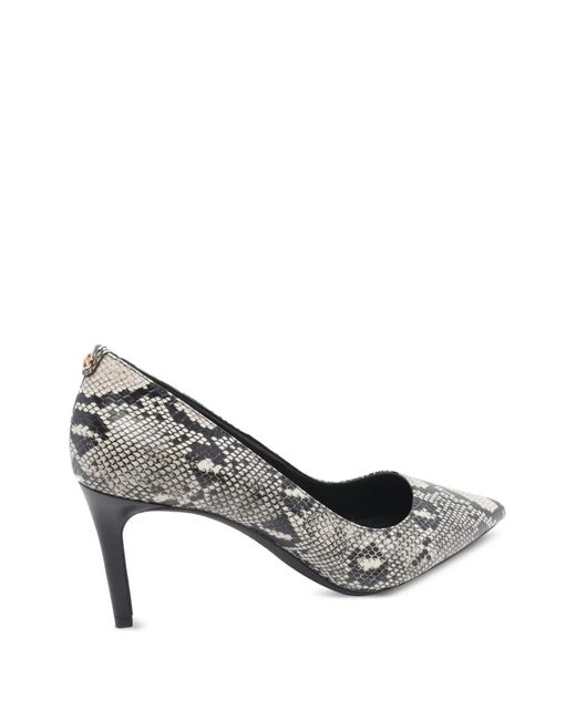 MICHAEL Michael Kors White Escarpins Alina Flex À Imprimé Peau De Python