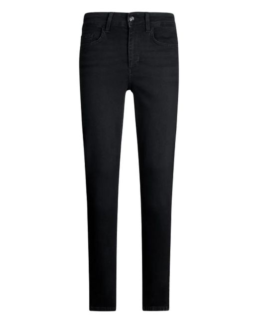 Liu Jo Blue Rhinestone-Embellished Skinny Jeans