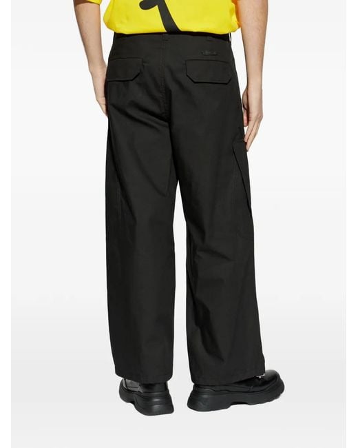 Moschino Black Cargo Trousers for men