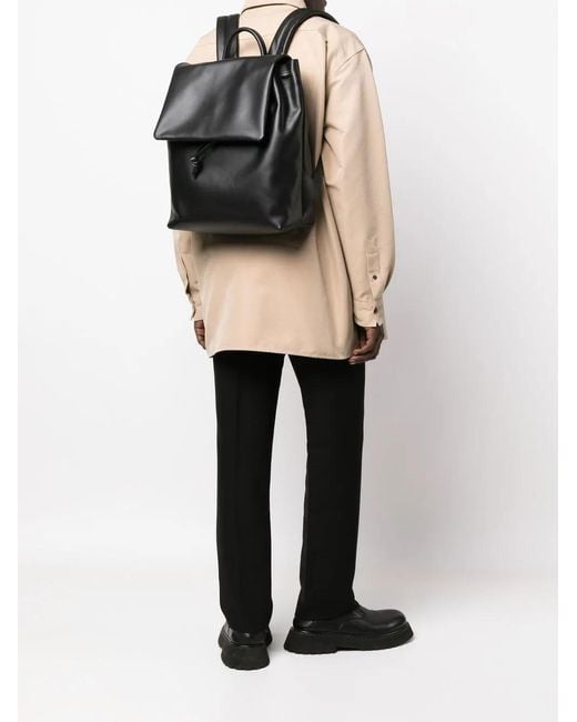 Marsèll Black Patta Drawstring Backpack