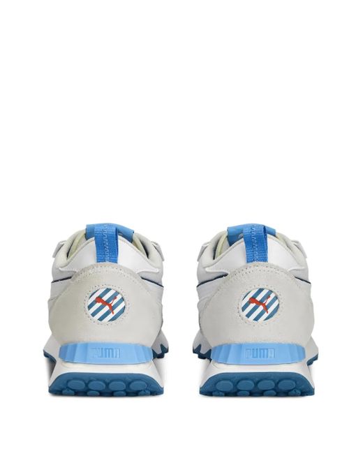 メンズ PUMA Rider Fv Vacation "grey/blue" スニーカー White