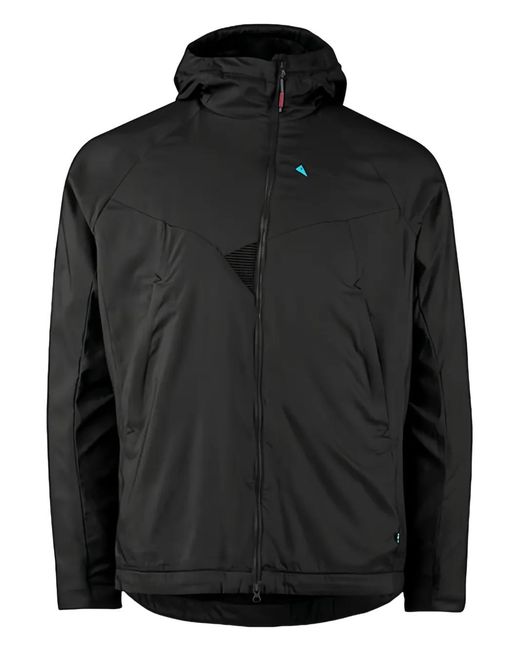 Klattermusen Black Drifa Hooded Jacket for men