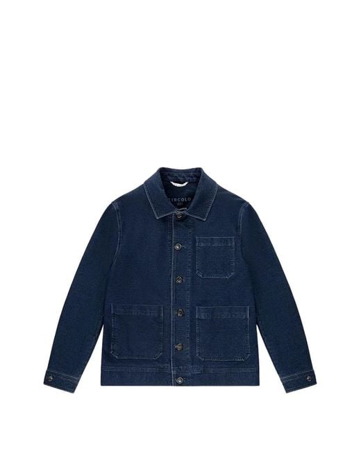 Circolo 1901 Blue Buttoned Shirt for men