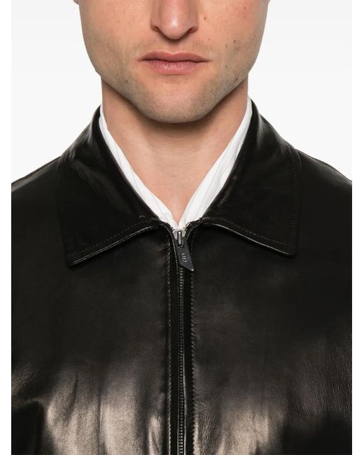 Bomber di Salvatore Santoro in Black da Uomo
