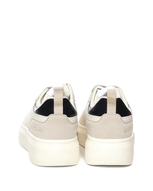 Zapatillas con logo en relieve Liu Jo de hombre de color Neutro Lyst