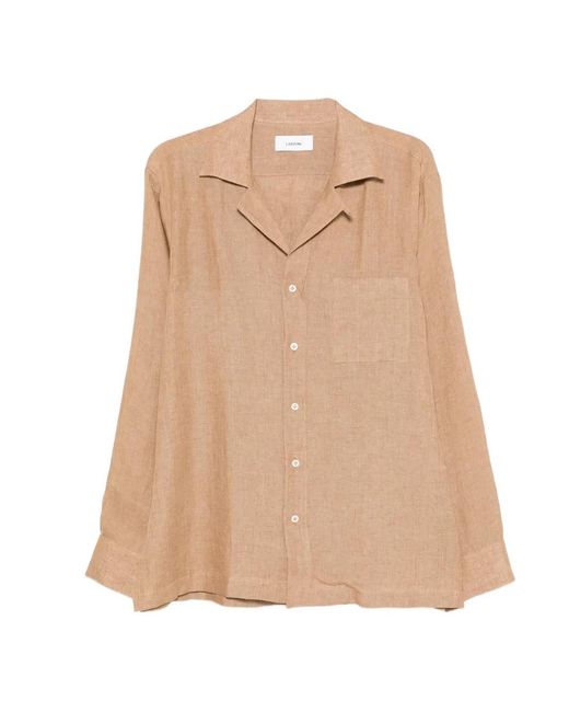 Lardini Natural Chemise À Poches Multiples for men