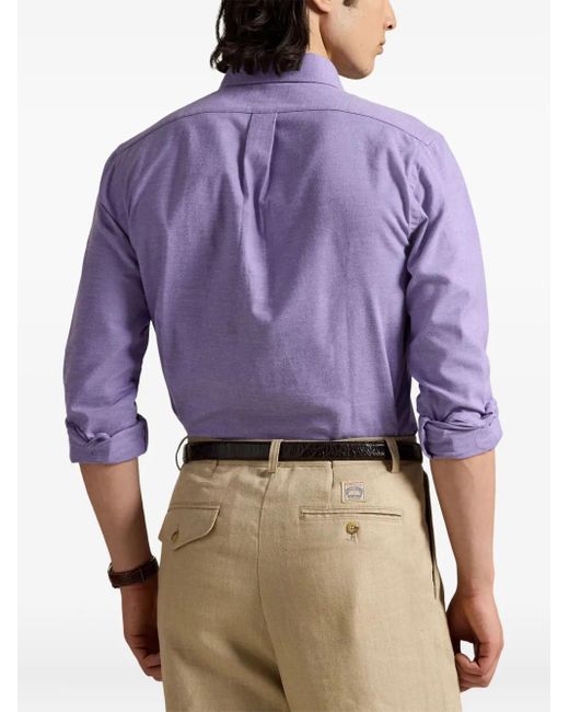 Polo Ralph Lauren Purple Polo Pony Button-Down Shirt for men