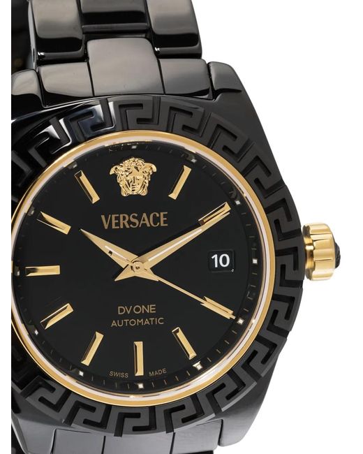 Versace Black Dv One Automatic 40Mm for men