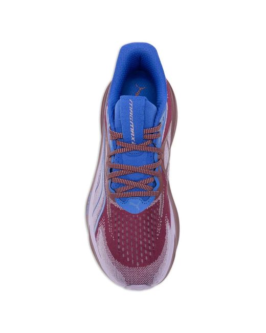 PUMA Purple Magmax Nitro 2 Lace-Up Sneakers for men