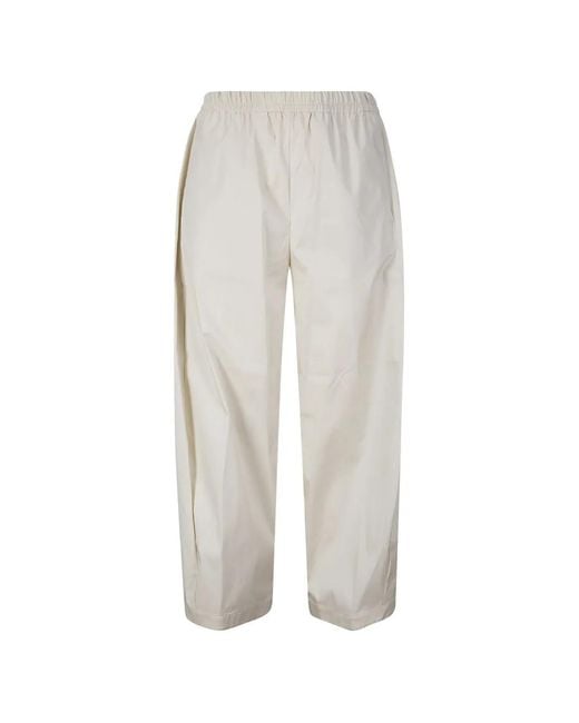 #MSM White Elasticated Trousers
