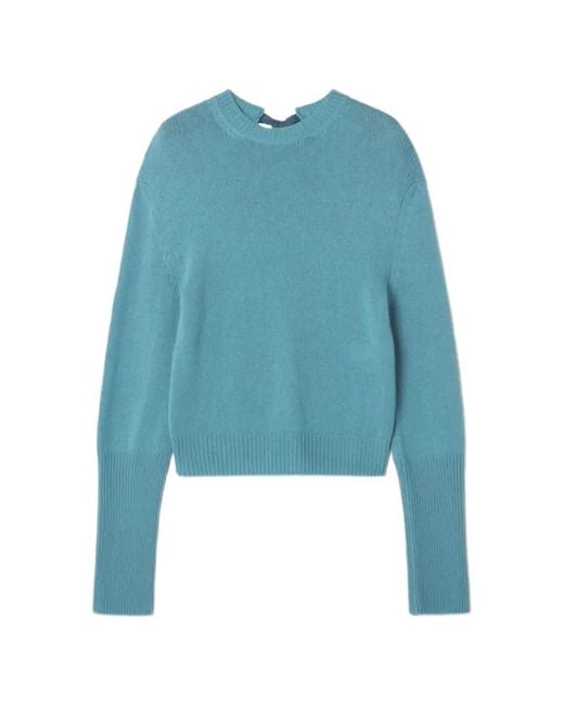 Lanvin Blue Cashmere Sweater