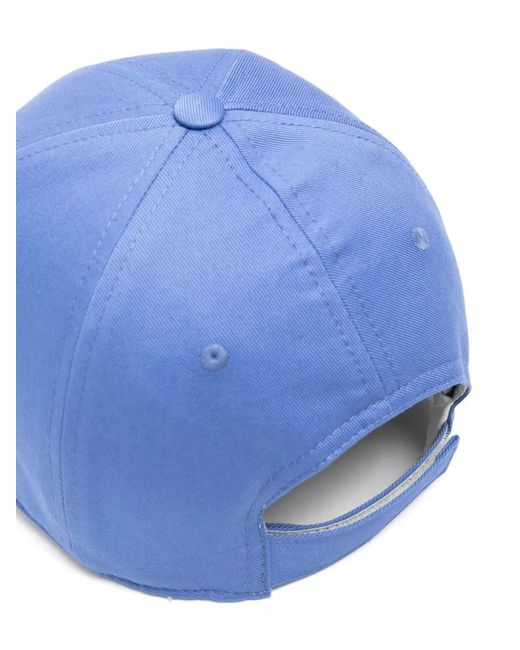 Marni Blue Baseball Hat With Embroidery for men