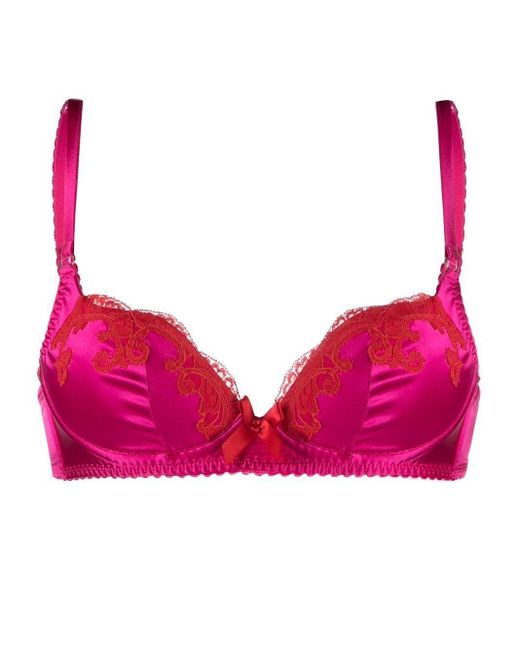 Agent Provocateur Molly Lace-detailed Bra in Pink | Lyst Canada
