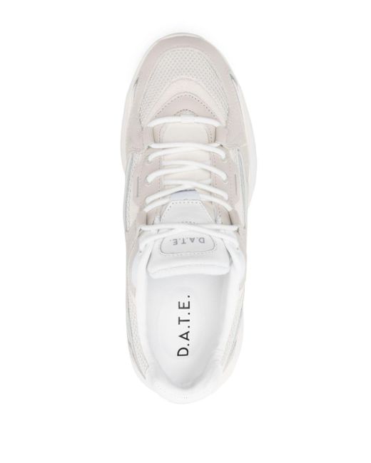 Date Vela Sneakers mit Schnürung in White für Herren