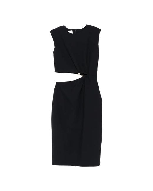 Ba&sh Black Iris Midikleid