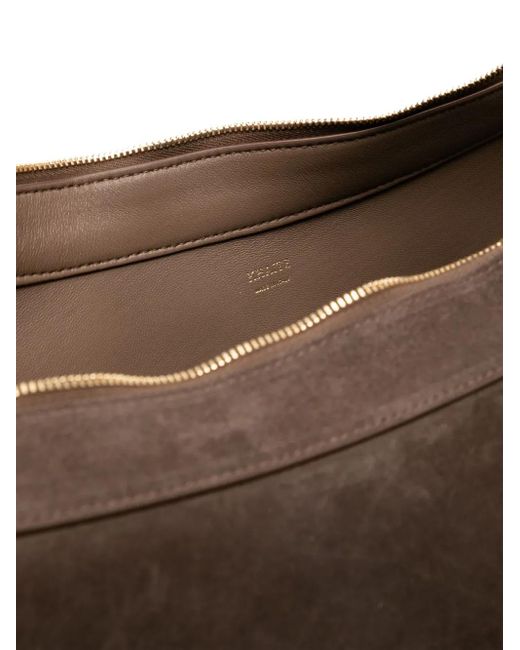 Khaite Brown Augustina Shoulder Bag