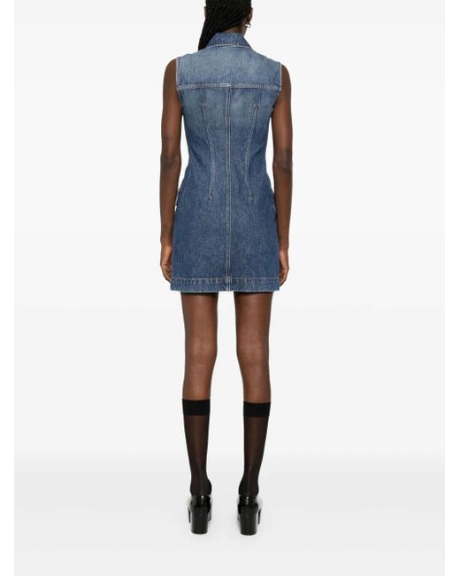 Sportmax Blue Carabo Mini Dress
