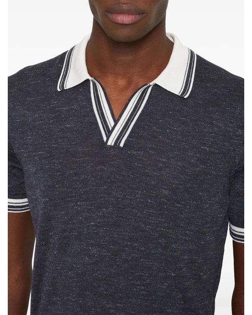Orlebar Brown Blue Horton Polo Shirt for men