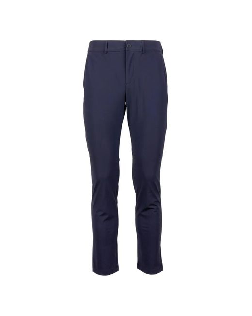 Cruna Blue Pantalon Solferino À Taille Élastique for men