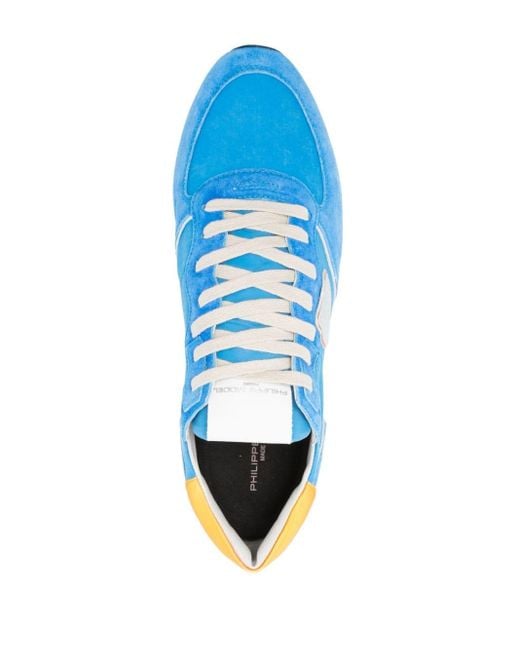 Philippe Model Tropez Low-top Sneakers in het Blue voor heren