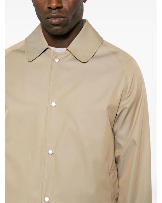 Fursac Natural Water-Repellent Cotton Coat for men