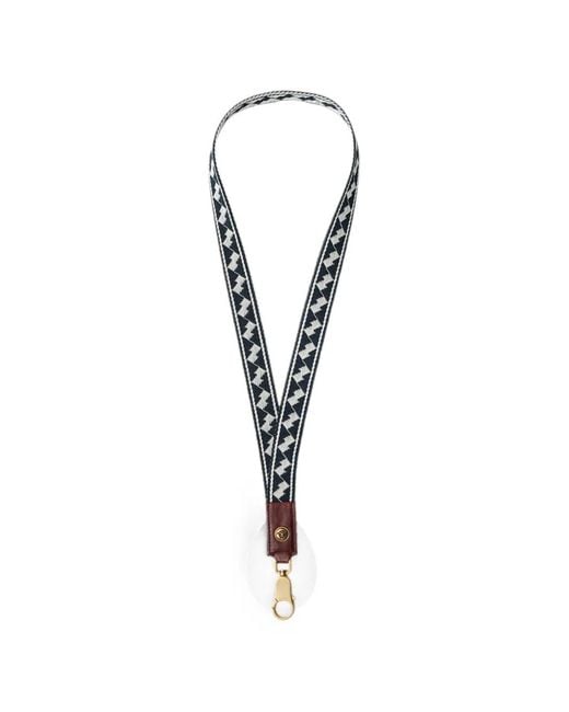Porte-Clés À Patch Logo Versace pour homme en coloris White