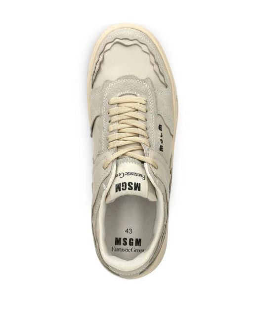 MSGM Natural Fantastic Sneakers for men