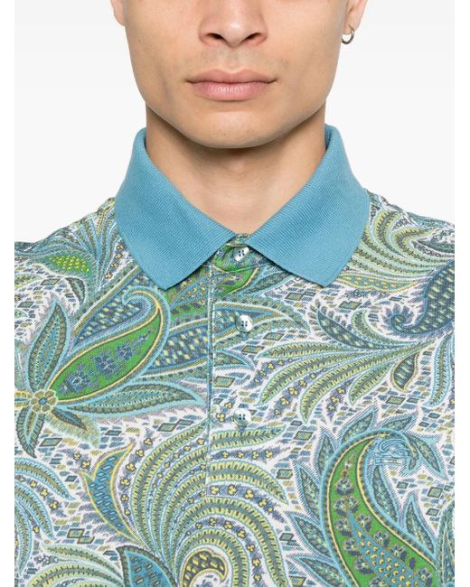 Etro Blue Rome Polo for men
